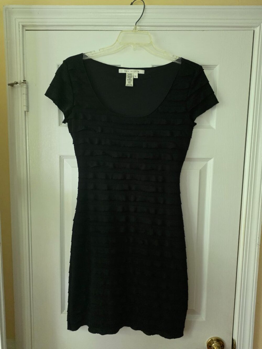 Max Studio knit ruffle dress